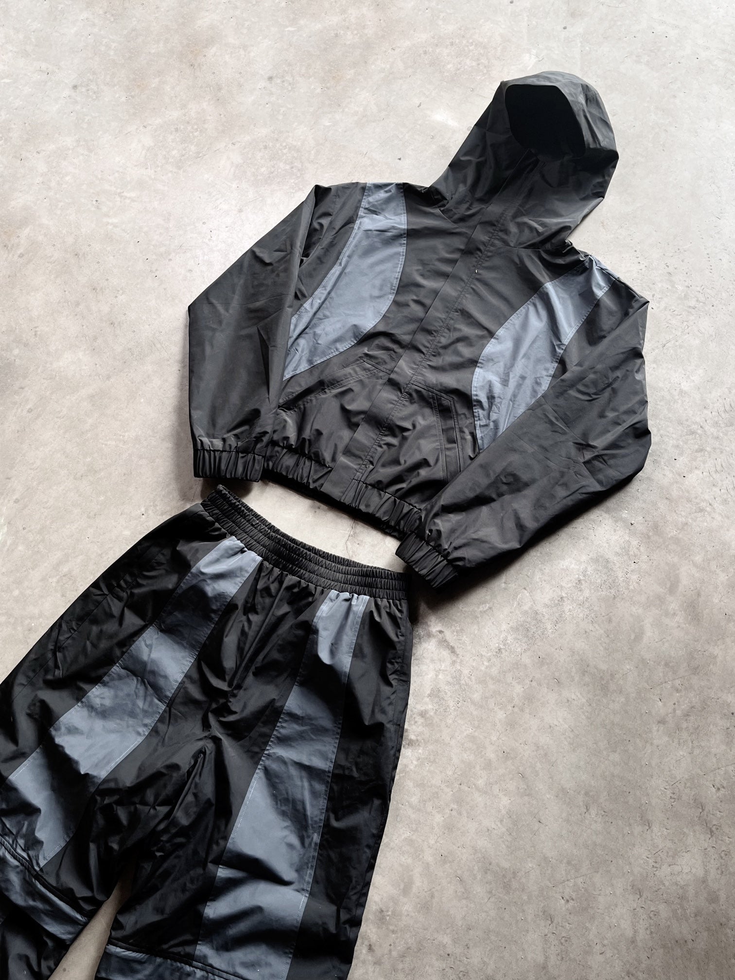 "FREQUENCY" PANTS IN ORBIT SHADOW